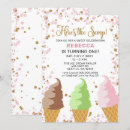 Recherche de cône de glace invitations Anniversaires de enfants