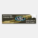 Recherche de sourds voiture autocollants Langue