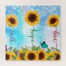 Recherche de sunflower puzzles Fleur
