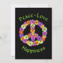 Recherche de bonheur vœux cartes Hippie