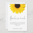 Recherche de sunflower remerciements cartes Minimaliste