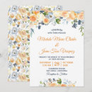 Recherche de pêche et bleu invitations Moderne