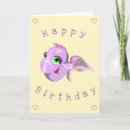 Recherche de d drôle poissons anniversaire cartes Pour enfants