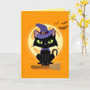 Recherche de cartes halloween Chat