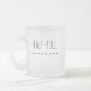 Recherche de à moitié vide tasses Humoristique