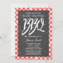 Recherche de red plaid baby shower invitations Barbecue