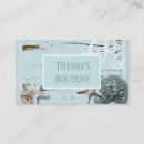 Recherche de coquillages bleus cartes visite Customer