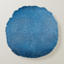 Recherche de cuir bleu coussins Arrière plan