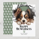 Recherche de chien papillon vœux cartes Toute personne