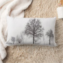 Recherche de chute de neige coussins Arbre