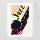 Recherche de instruments cartes postales Saxophone