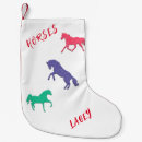 Recherche de chevaux chaussette de noël Jeune fille