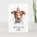 Recherche de jack russell anniversaire cartes Parti