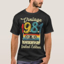 Recherche de limited edition 1981 tshirts Années