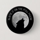 Recherche de lune de loup badges Hurler