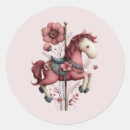 Recherche de poney carrousel autocollants Manège