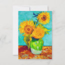 Recherche de tournesols de van gogh invitations Nature morte