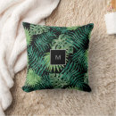Recherche de palmiers tropicaux décoration coussins Famille
