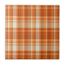 Recherche de plaid orange carreaux Motif