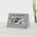 Recherche de chien bouledogue vœux cartes Chiots