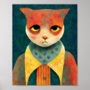 Recherche de visage triste posters Chat