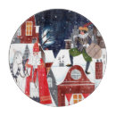 Recherche de père noël planches à découper Neige