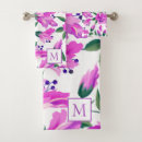 Recherche de fleur de lis bain serviettes Floral