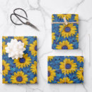 Recherche de peinture de tournesol papier cadeau Bleu