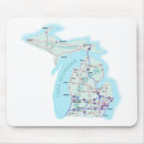 Recherche de michigan tapis souris Bleu