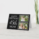 Recherche de noir blanc anniversaire cartes Élégant