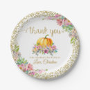 Recherche de rose et or assiettes en papier Fille