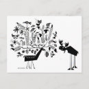 Recherche de oiseau chat cartes postales Noir