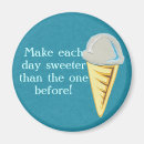 Recherche de cornet de crème glacée magnets Glace