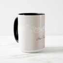 Recherche de dentelle florale tasses Élégant