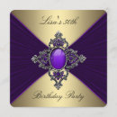 Recherche de ciquantième anniversaire invitations Pourpre