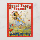 Recherche de tente de cirque cartes postales Vintage