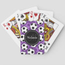Recherche de motif du football jeux de cartes Blanc