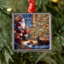 Recherche de père ornements Santa claus