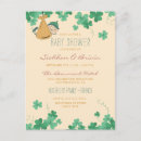 Recherche de shamrock baby shower invitations Mignon