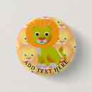 Recherche de lion mignon badges Safari