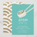 Recherche de sushi party invitations Moderne