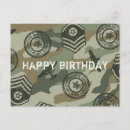 Recherche de motif de camouflage cartes postales Abstrait