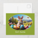 Recherche de pâques lapin cartes postales Mignon