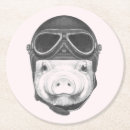 Recherche de porc drôle dessous de verres Animal