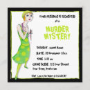 Recherche de détective invitations Crime