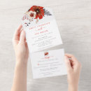 Recherche de red floral mariage invitations Invités