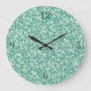 Recherche de menthe pastel horloges Élégant