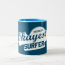 Recherche de surfeur tasses Vague