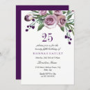 Recherche de plume anniversaire invitations Violet