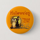 Recherche de fantôme effrayant badges Halloween vintage